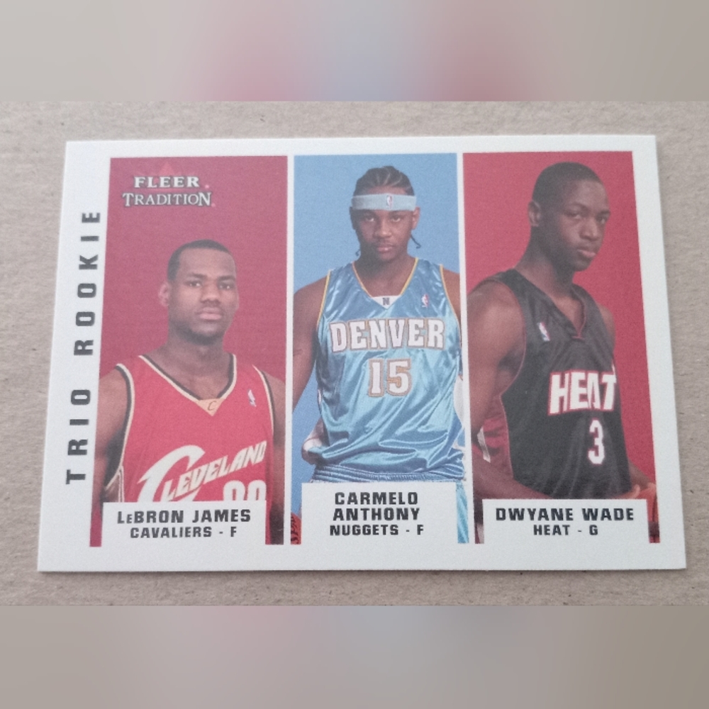 Lebron Trio Rookie Anthony/Wade - Picture 4 of 7